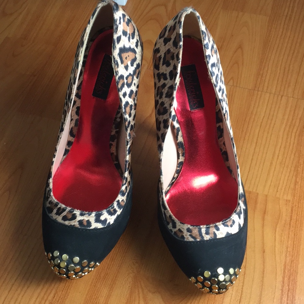 Frederick' of Hollywood Cheetah Heels